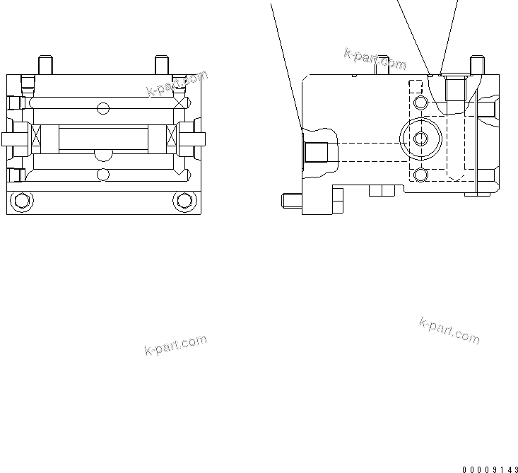 Komatsu parts book diagram for WA320-5 S/N 60001-UP: PUMP (11/12)(#60001-60086)