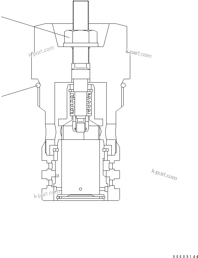 Komatsu parts book diagram for WA320-5 S/N 60001-UP: PUMP (12/12)(#60001-60086)