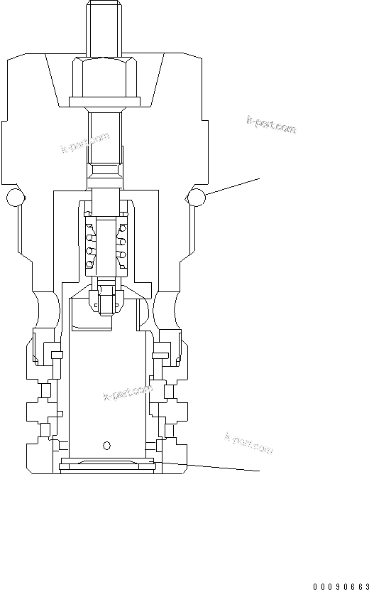 Komatsu parts book diagram for WA320-5 S/N 60001-UP: PUMP (16/17)(#60087-62020)