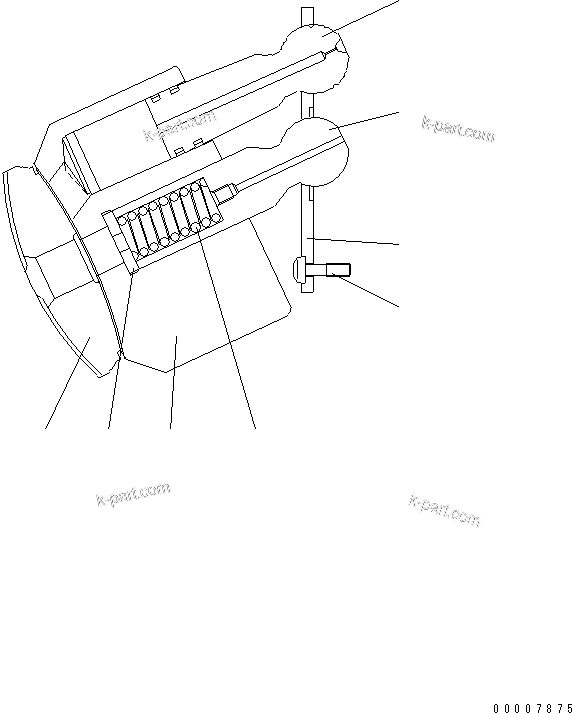 Komatsu parts book diagram for WA320-5 S/N 60001-UP: MOTOR (3/6)(#60001-62020)
