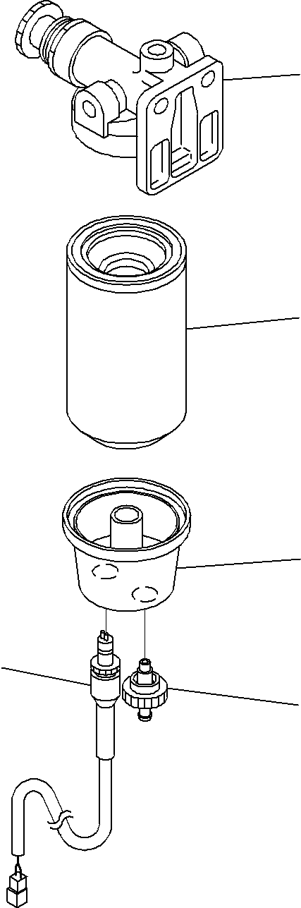 Komatsu parts book diagram for PC290-8K S/N 10001-UP ( Standard Machine ): FUEL SUPPLY PIPING, FOR MACHINE WITH FUEL REFILL PUMP (2/3)(#10001-)