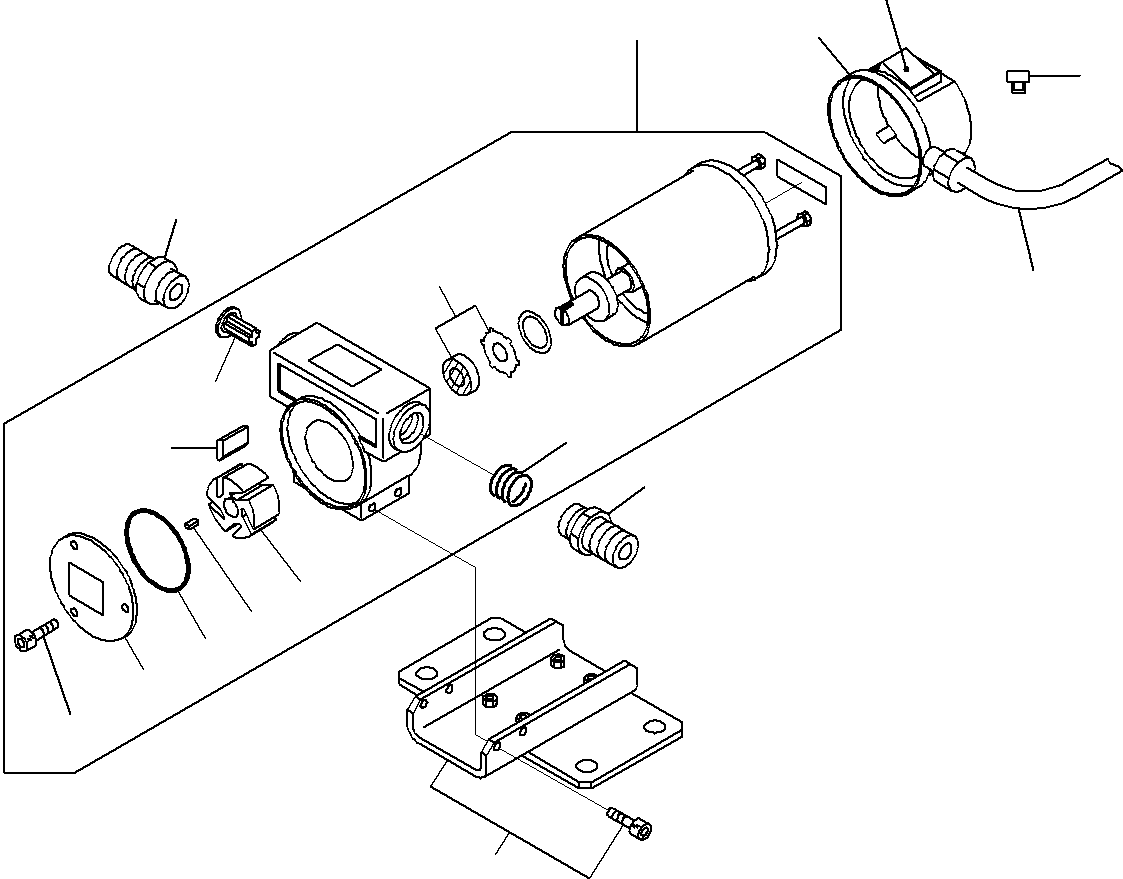 Komatsu parts book diagram for PC290-8K S/N 10001-UP ( Standard Machine ): FUEL REFILL PUMP (1/2)(#20001-)