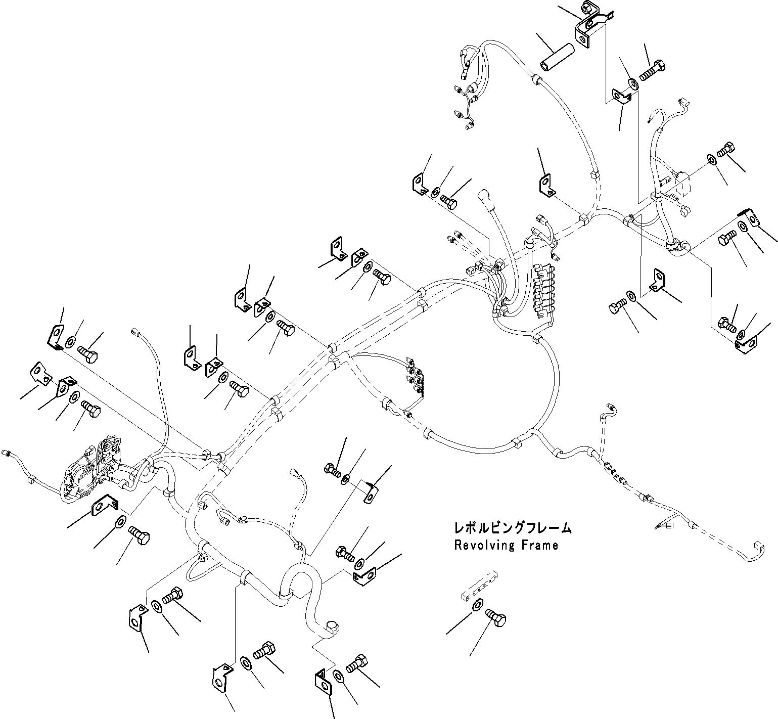 Excavators Komatsu / PC290-8K S/N 10001-UP ( Standard Machine )(0000002u) / Electric Wiring (2/5)(#10001-)(25 : X21-1158740-02)