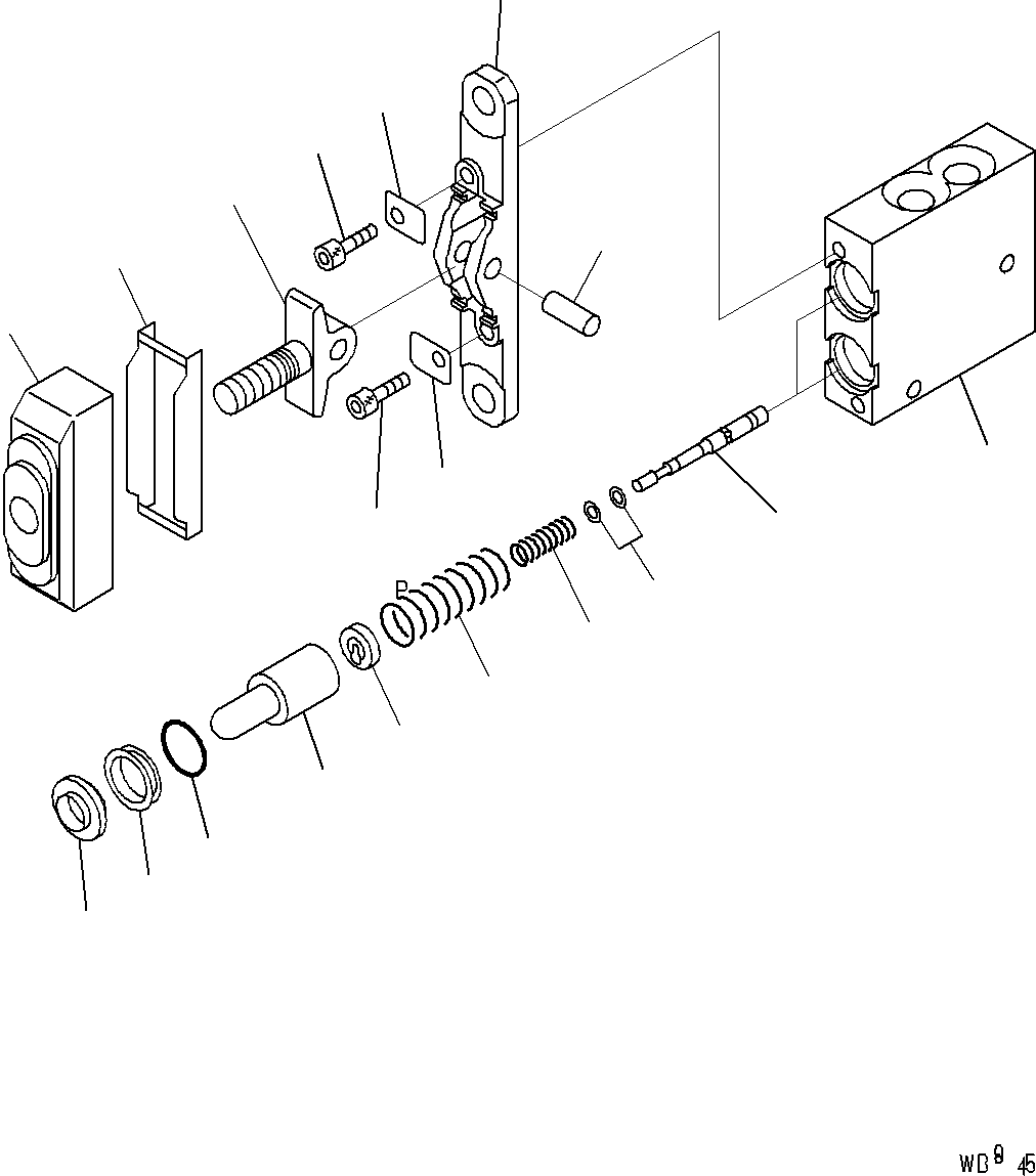 Excavators Komatsu / PC290-8K S/N 10001-UP ( Standard Machine )(0000002u) / Floor Mounts (1/4)(#10001-)(169 : X95-0178720-01)
