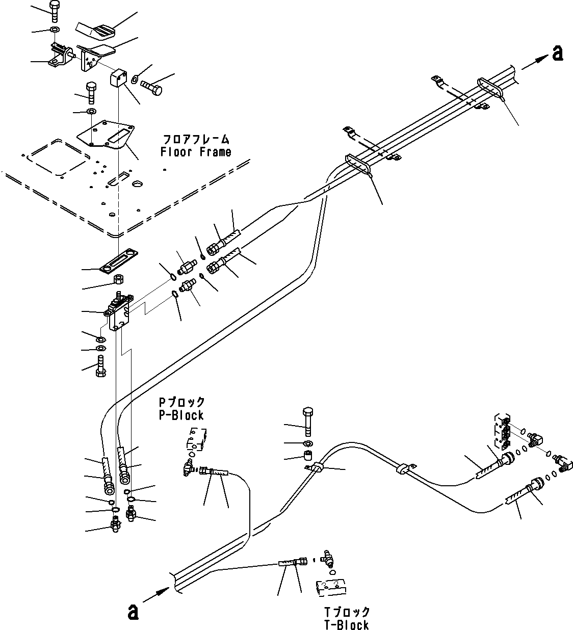 Excavators Komatsu / PC290-8K S/N 10001-UP ( Standard Machine )(0000002u) / Floor Mounts (2/4)(#10001-)(170 : X95-0178720-02)