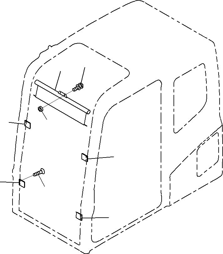 Excavators Komatsu / PC290-8K S/N 10001-UP ( Standard Machine )(0000002u) / Sun Visor(#10001-)(176 : X95-0137260-01)