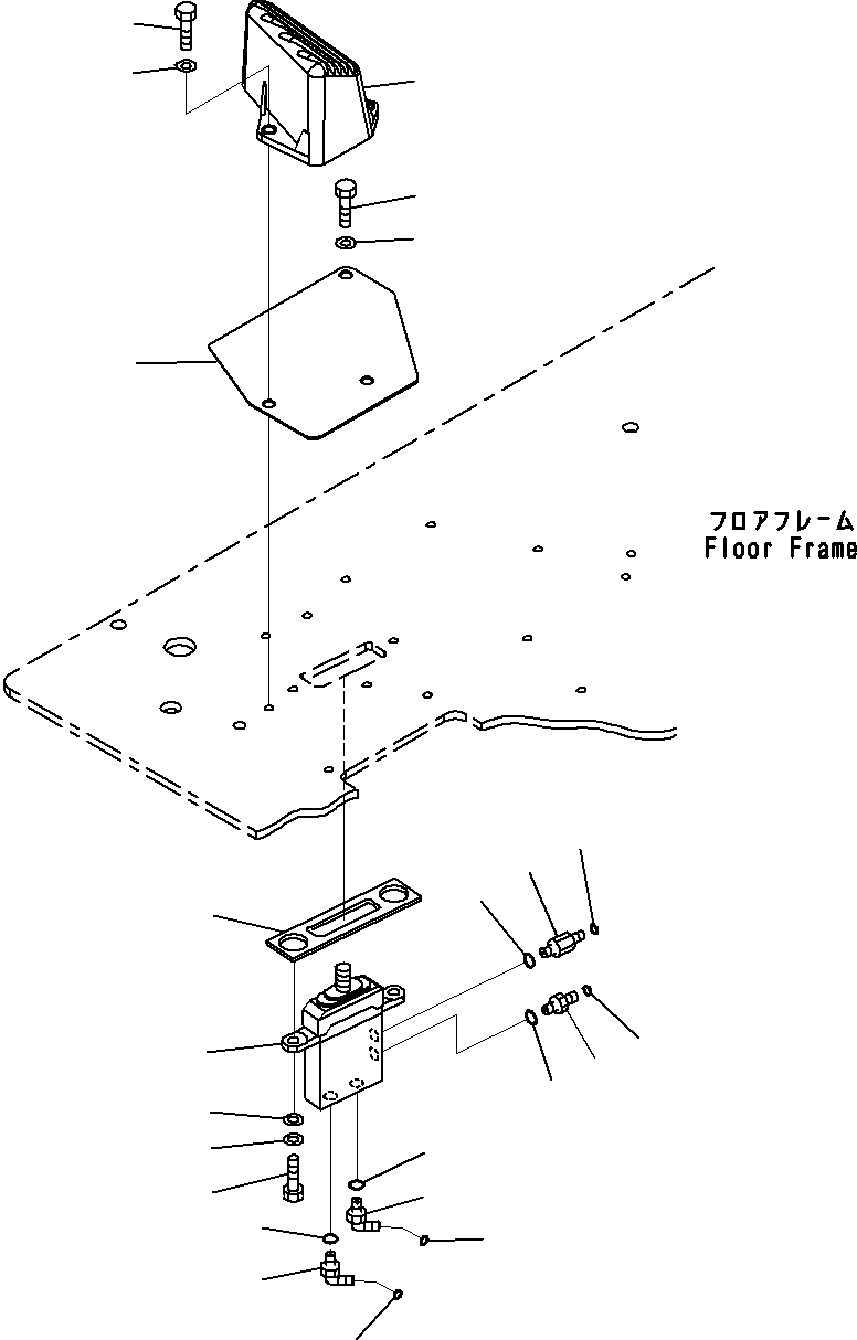 Excavators Komatsu / PC290-8K S/N 10001-UP ( Standard Machine )(0000002u) / Floor Mounts(#10001-)(177 : X95-0140720-01)