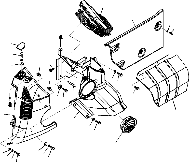 Excavators Komatsu / PC290-8K S/N 10001-UP ( Standard Machine )(0000002u) / Cab (13/52)(#10001-)(201 : X21-1175150-13)