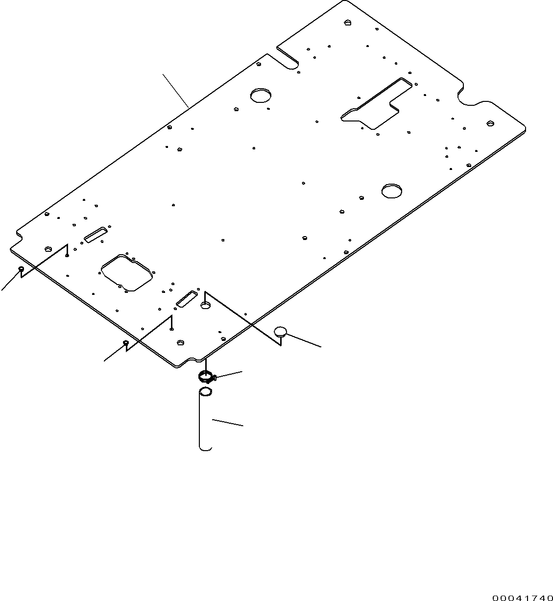 Excavators Komatsu / PC290-8K S/N 10001-UP ( Standard Machine )(0000002u) / Cab (23/52)(#10001-)(211 : X21-1175150-23)