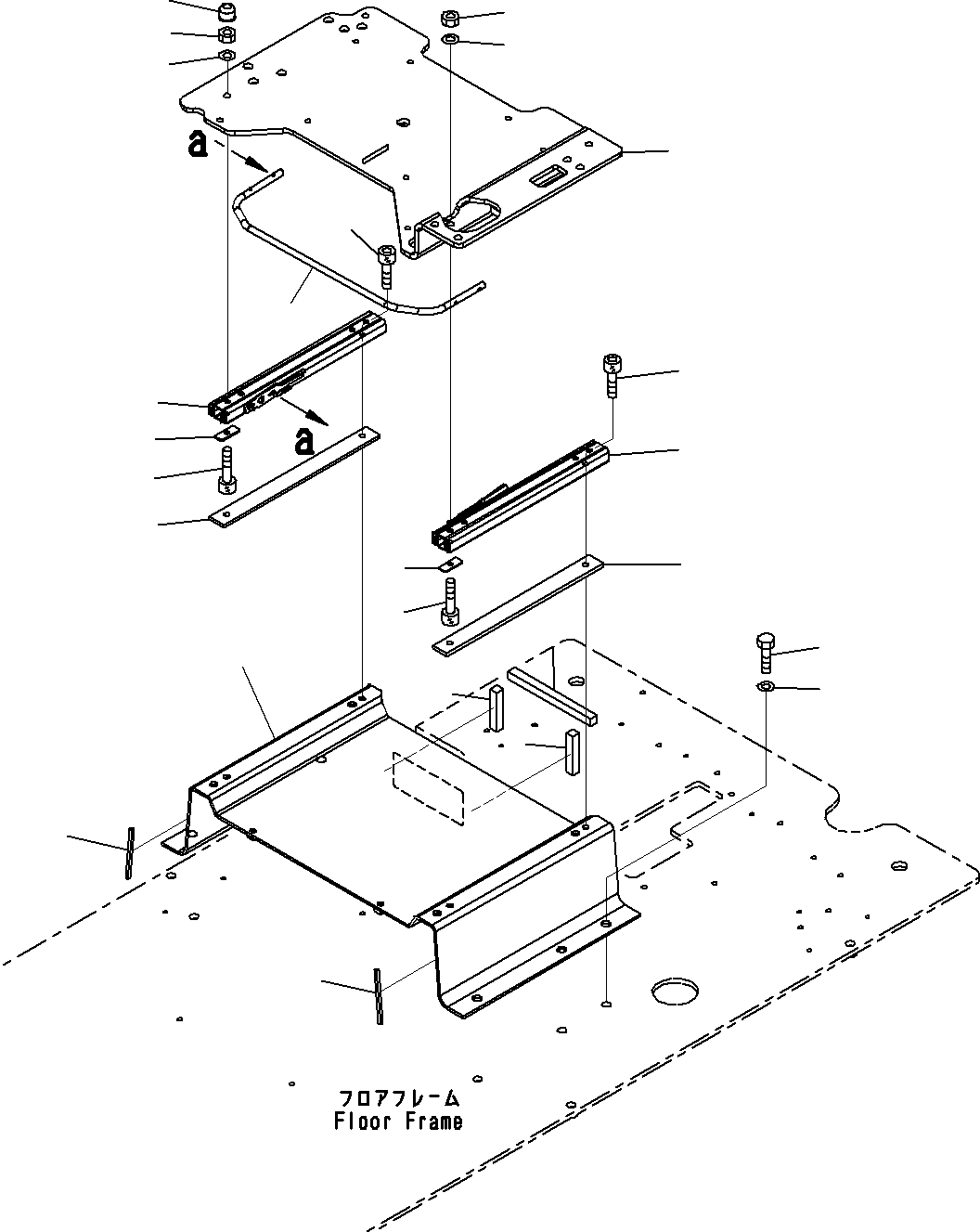 Excavators Komatsu / PC290-8K S/N 10001-UP ( Standard Machine )(0000002u) / Cab (30/52)(#10001-)(218 : X21-1175150-30)
