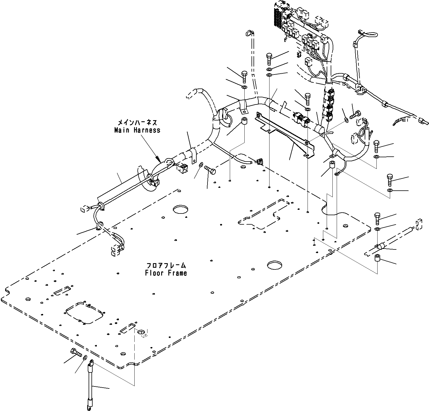 Excavators Komatsu / PC290-8K S/N 10001-UP ( Standard Machine )(0000002u) / Cab (32/52)(#10001-)(220 : X21-1175150-32)