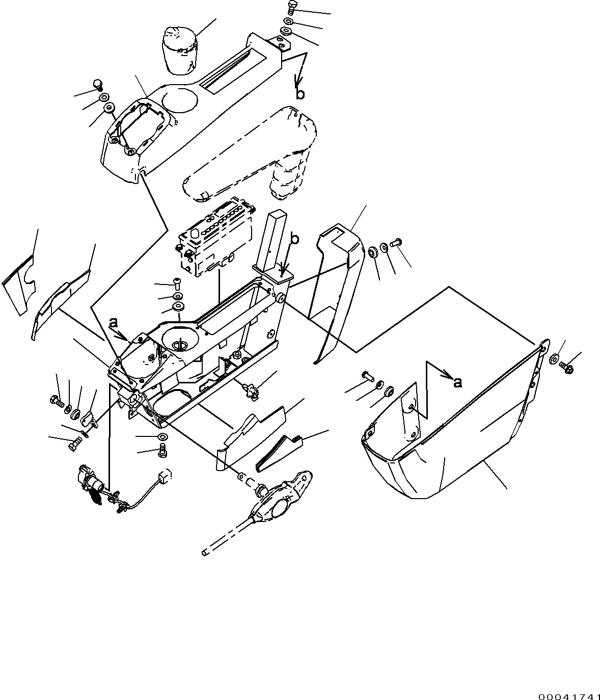 Excavators Komatsu / PC290-8K S/N 10001-UP ( Standard Machine )(0000002u) / Cab (37/52)(#10001-)(225 : X21-1175150-37)