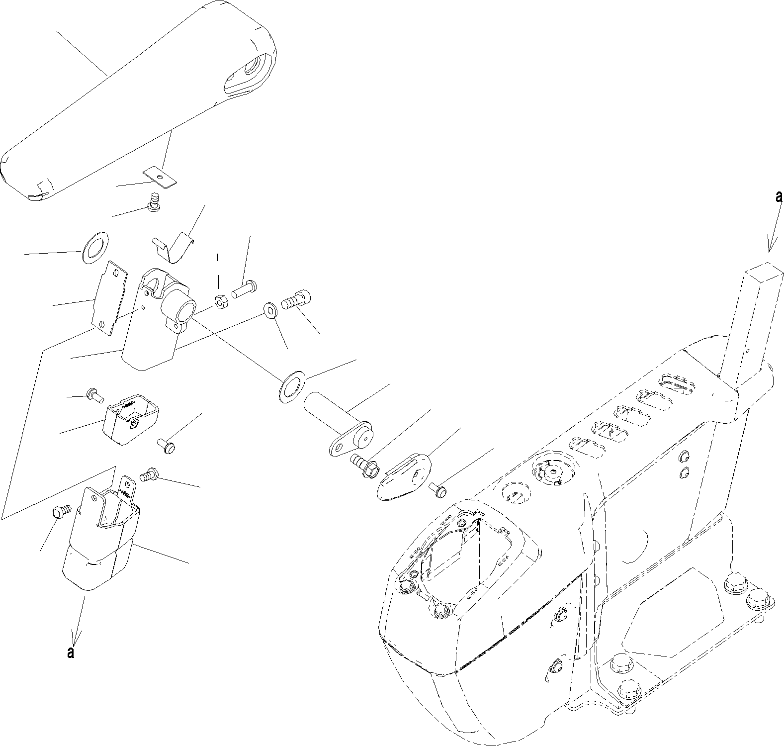 Excavators Komatsu / PC290-8K S/N 10001-UP ( Standard Machine )(0000002u) / Cab (45/52)(#10001-)(233 : X21-1175150-45)