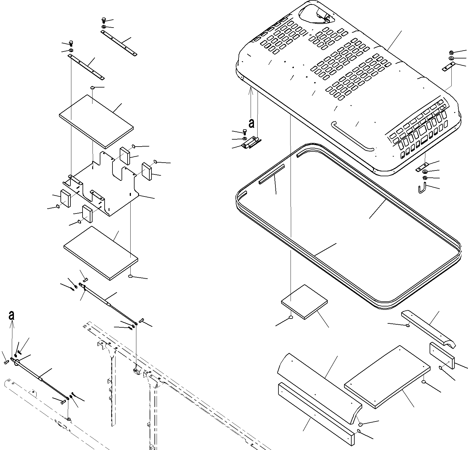Excavators Komatsu / PC290-8K S/N 10001-UP ( Standard Machine )(0000002u) / Hood(#20001-)(244 : X21-1179640-01)