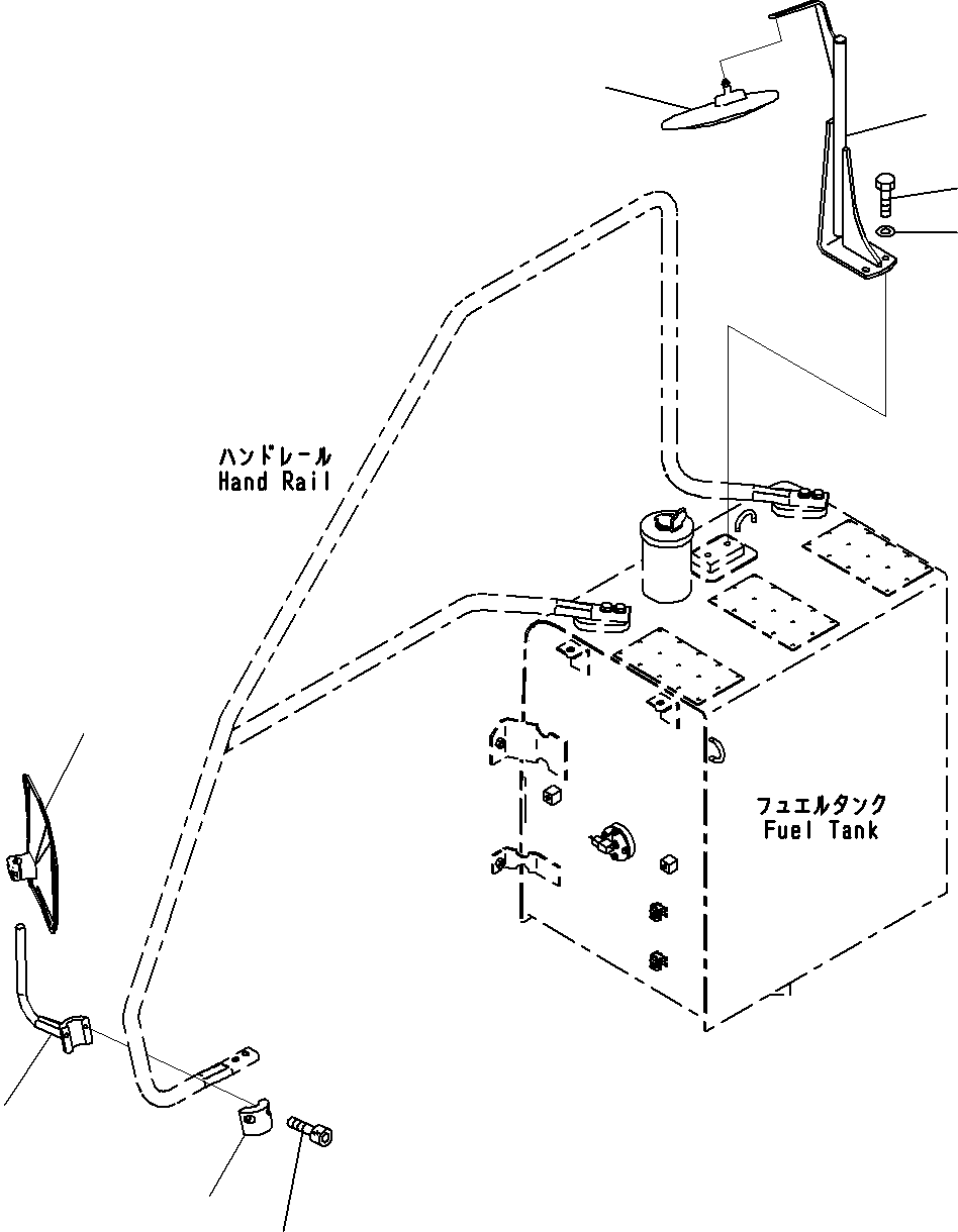 Excavators Komatsu / PC290-8K S/N 10001-UP ( Standard Machine )(0000002u) / Rearview Mirror, RHS(#10001-)(259 : X21-116737A-01)