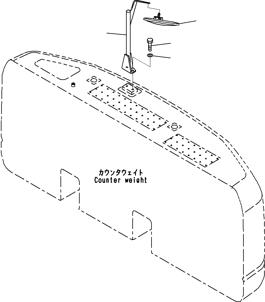 Excavators Komatsu / PC290-8K S/N 10001-UP ( Standard Machine )(0000002u) / Rear Under View Mirror(#10001-)(260 : X21-116738A-01)