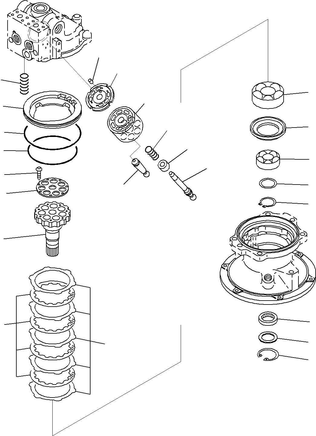 Excavators Komatsu / PC290-8K S/N 10001-UP ( Standard Machine )(0000002u) / Swing Machinery (2/5)(#20001-)(264 : X21-1174360-02)