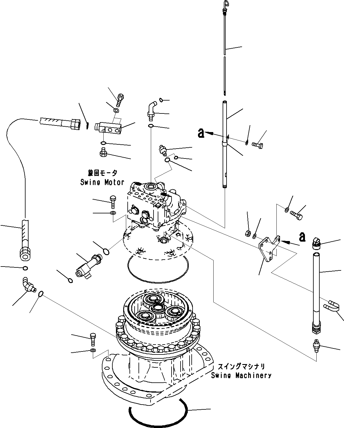 Excavators Komatsu / PC290-8K S/N 10001-UP ( Standard Machine )(0000002u) / Swing Machinery (5/5)(#20001-)(267 : X21-1174360-05)