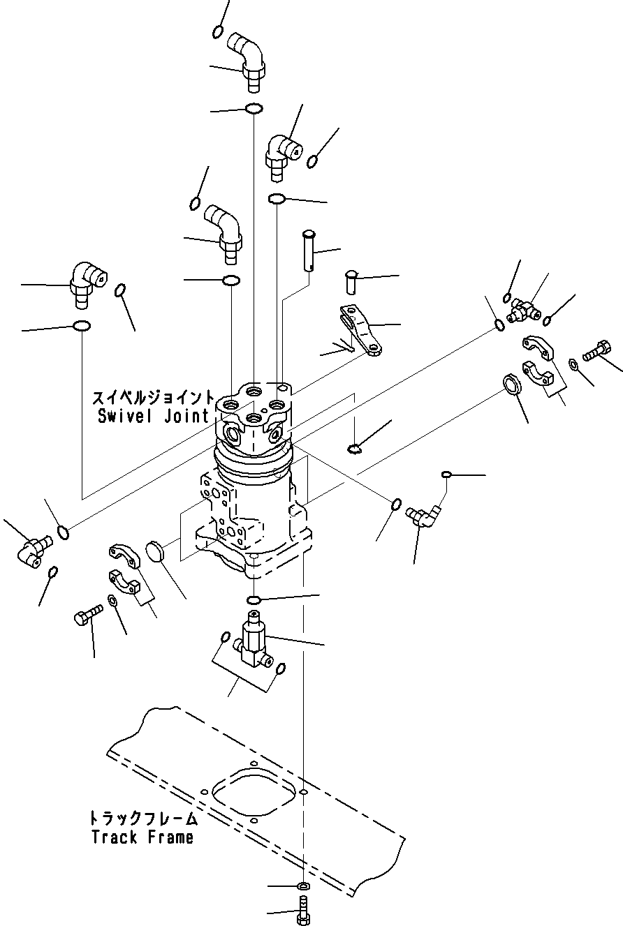 Excavators Komatsu / PC290-8K S/N 10001-UP ( Standard Machine )(0000002u) / Swivel Joint (2/2)(#20001-)(269 : X21-1177290-02)