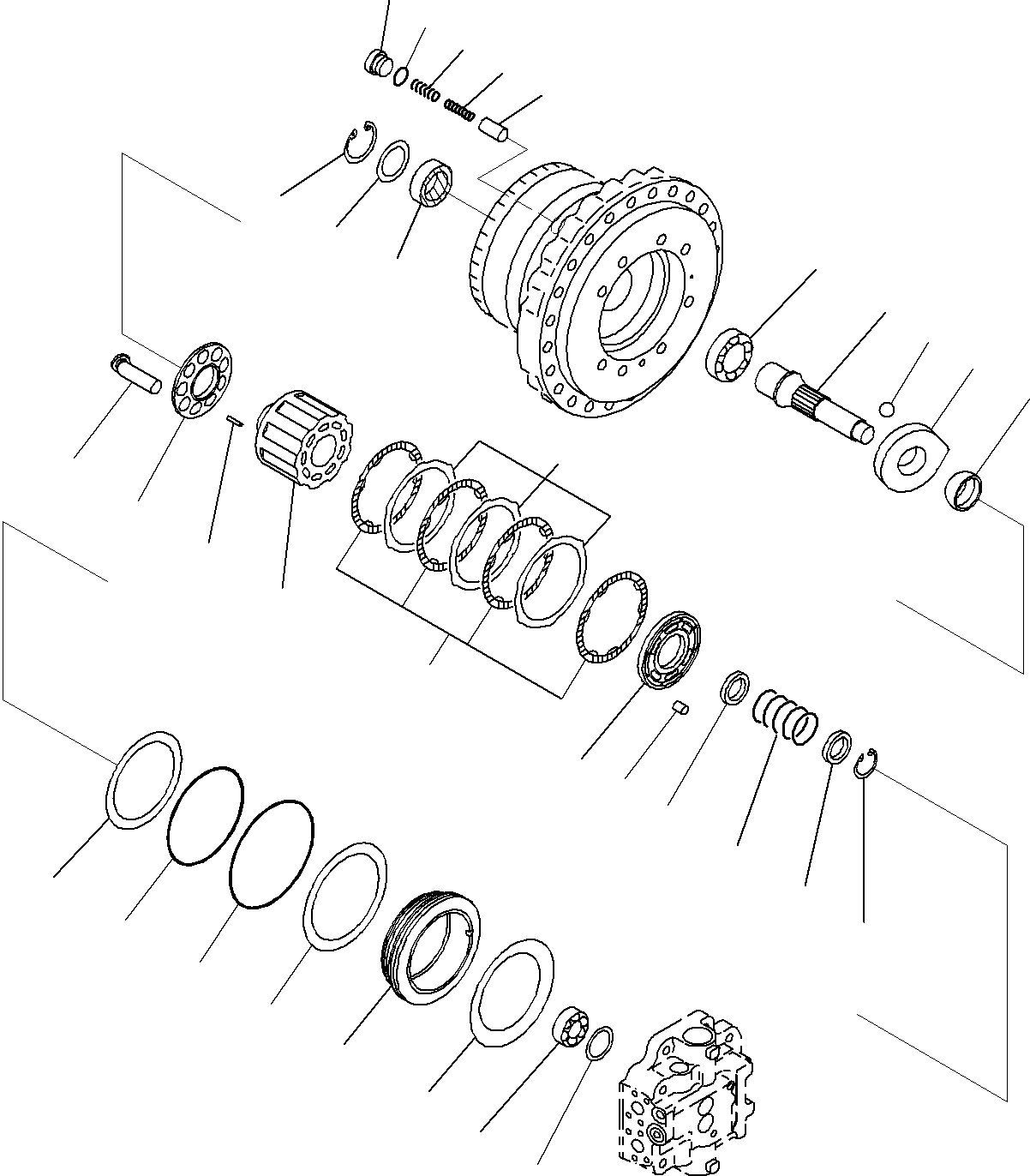 Excavators Komatsu / PC290-8K S/N 10001-UP ( Standard Machine )(0000002u) / Travel Motor And Final Drive (2/4)(#20001-)(272 : X21-1174770-02)