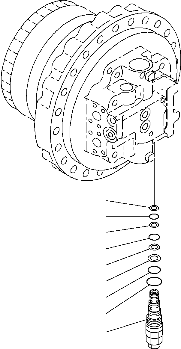 Excavators Komatsu / PC290-8K S/N 10001-UP ( Standard Machine )(0000002u) / Travel Motor And Final Drive (3/4)(#20001-)(273 : X21-1174770-03)