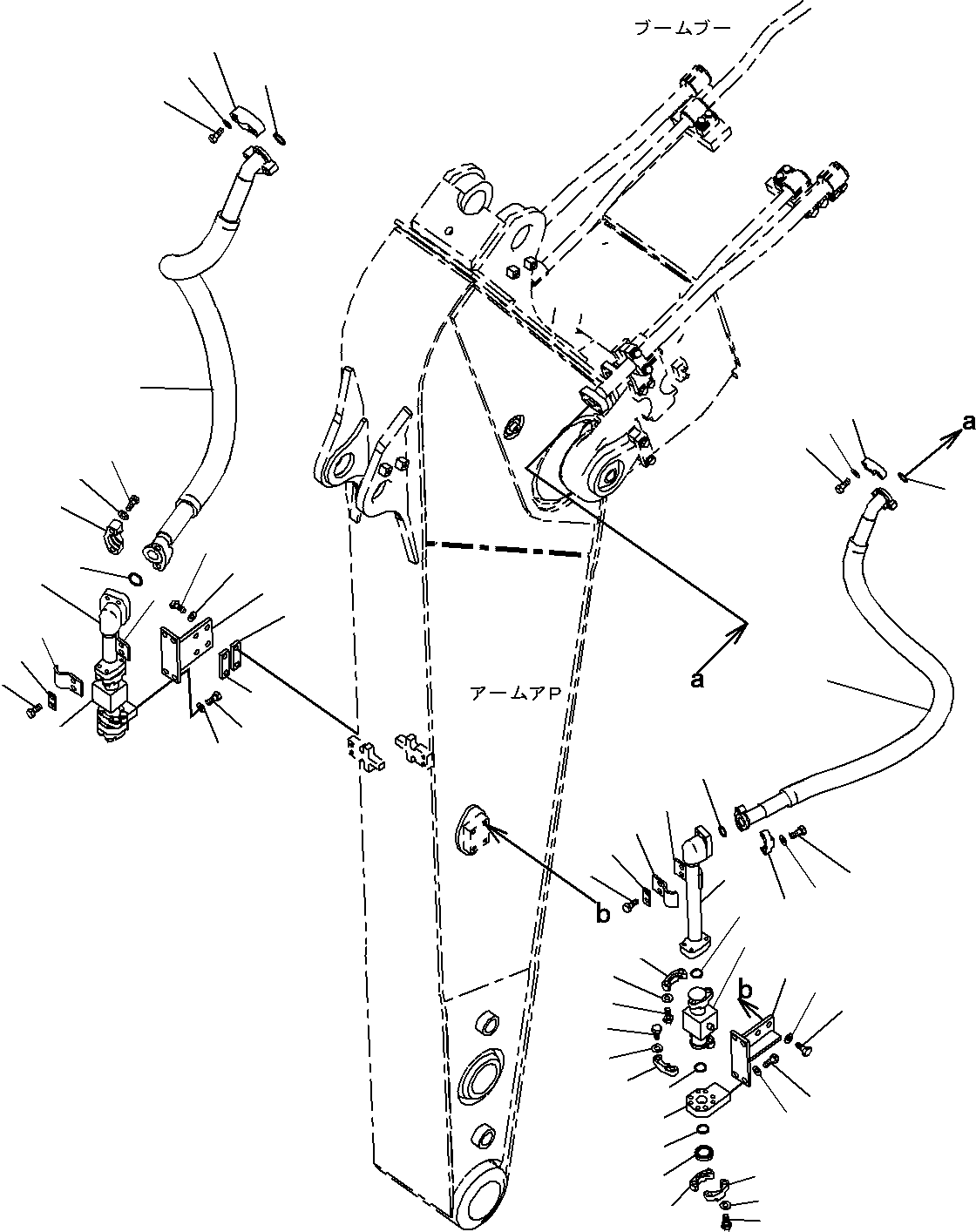 Komatsu parts book diagram for PC290-8K S/N 10001-UP ( Standard Machine ): BACKHOE BUCKET (2/5)(#10001-)