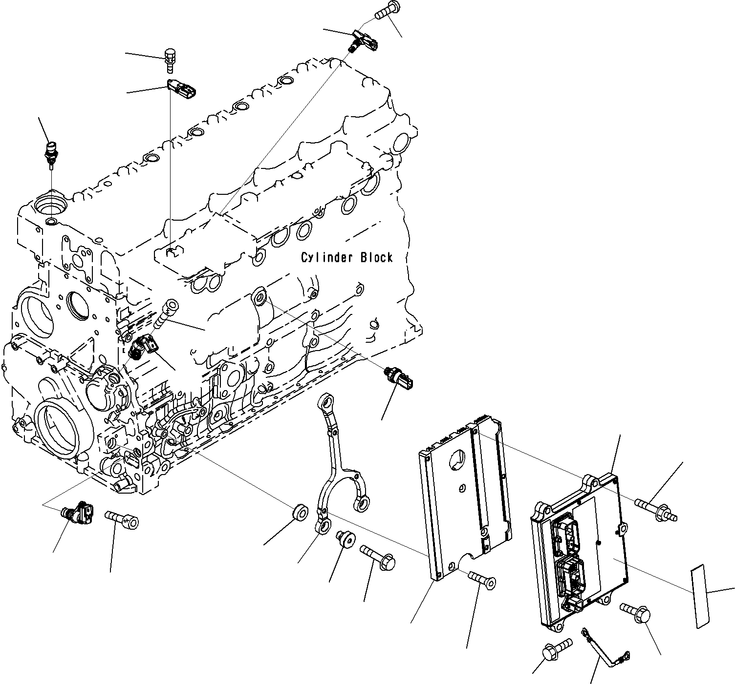 Komatsu parts book diagram for SAA6D107E-1E S/N 21711506-UP (For PC290LC/NLC-8): FUEL INJECTION CONTROLLER