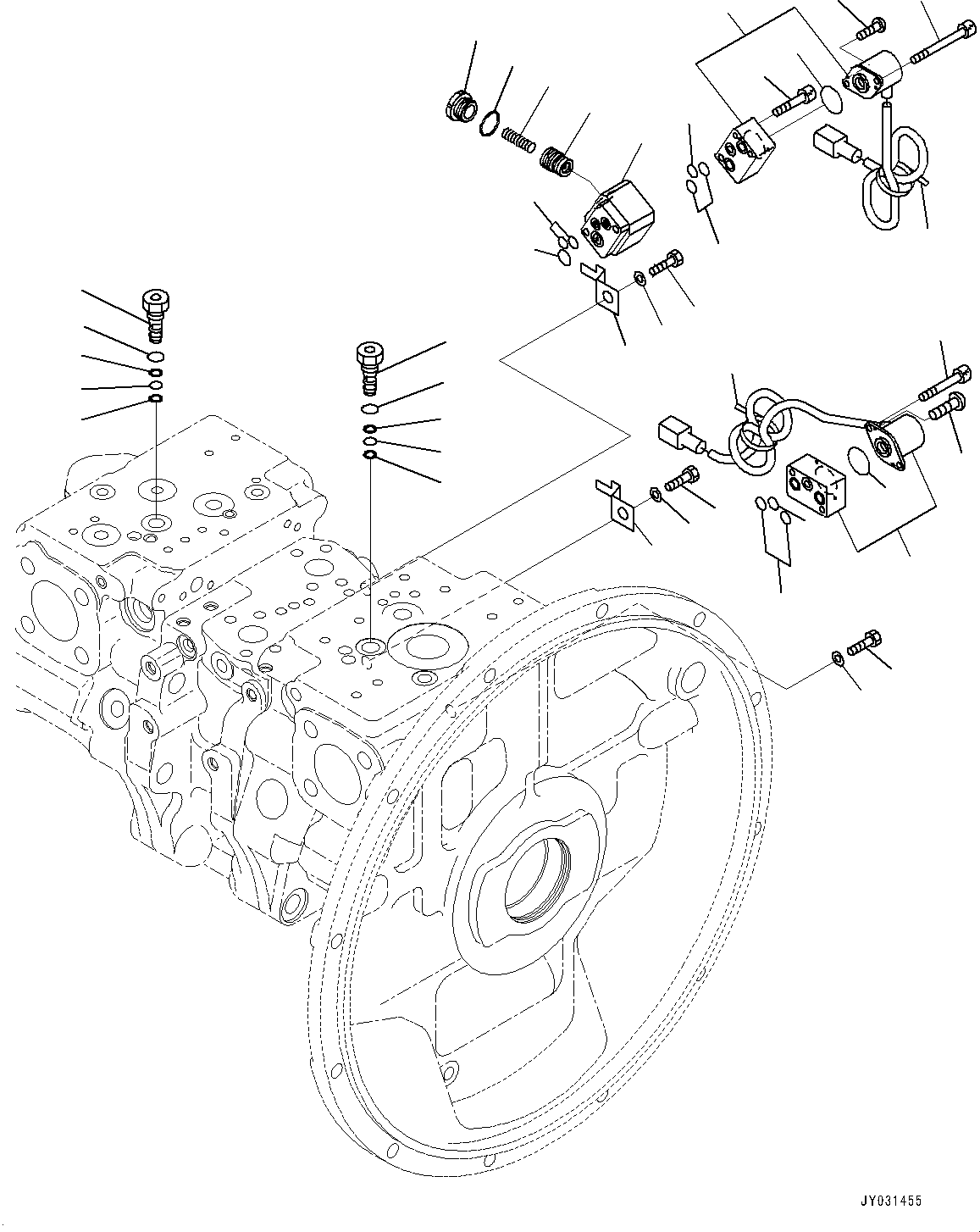 Excavators Komatsu / PC350LC-8 S/N 60022-UP(0000107c) / Piston Pump, Inner Parts (11/11) (#60001-62676)(H012011 : H0210-002011)