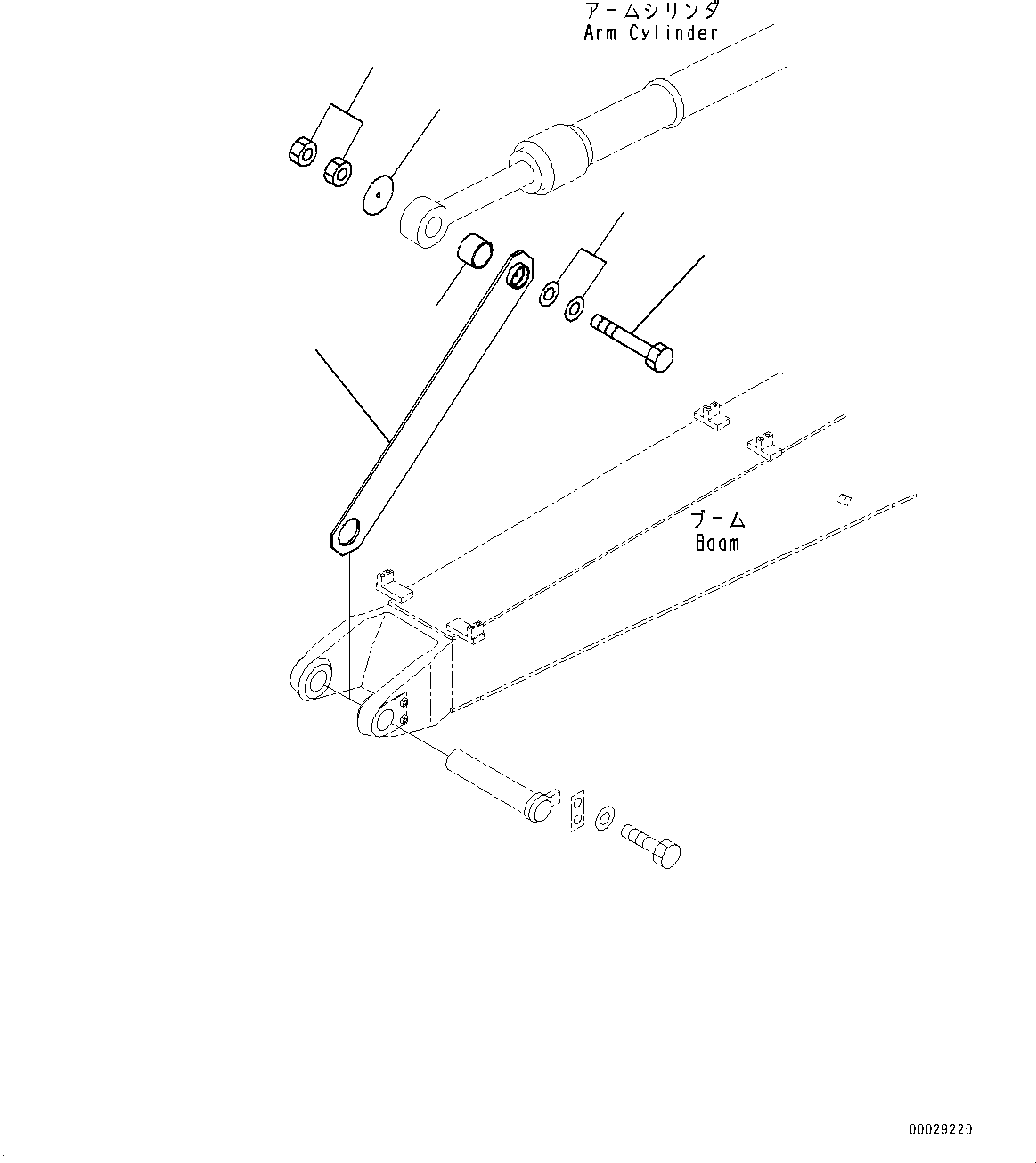 Excavators Komatsu / PC350LC-8 S/N 60022-UP(0000107c) / Shipping Parts (#60001-)(T013001 : T1190-002001)