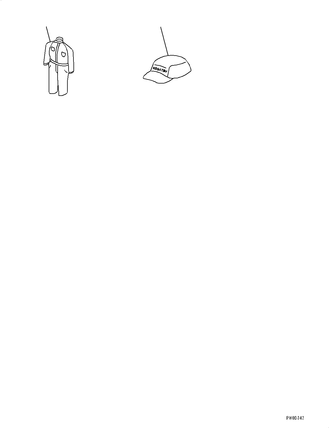 Excavators Komatsu / PC130-8 S/N 80001-UP(0000114c) / Cap and Overall (#80001-)(V003001 : V0200-001001)