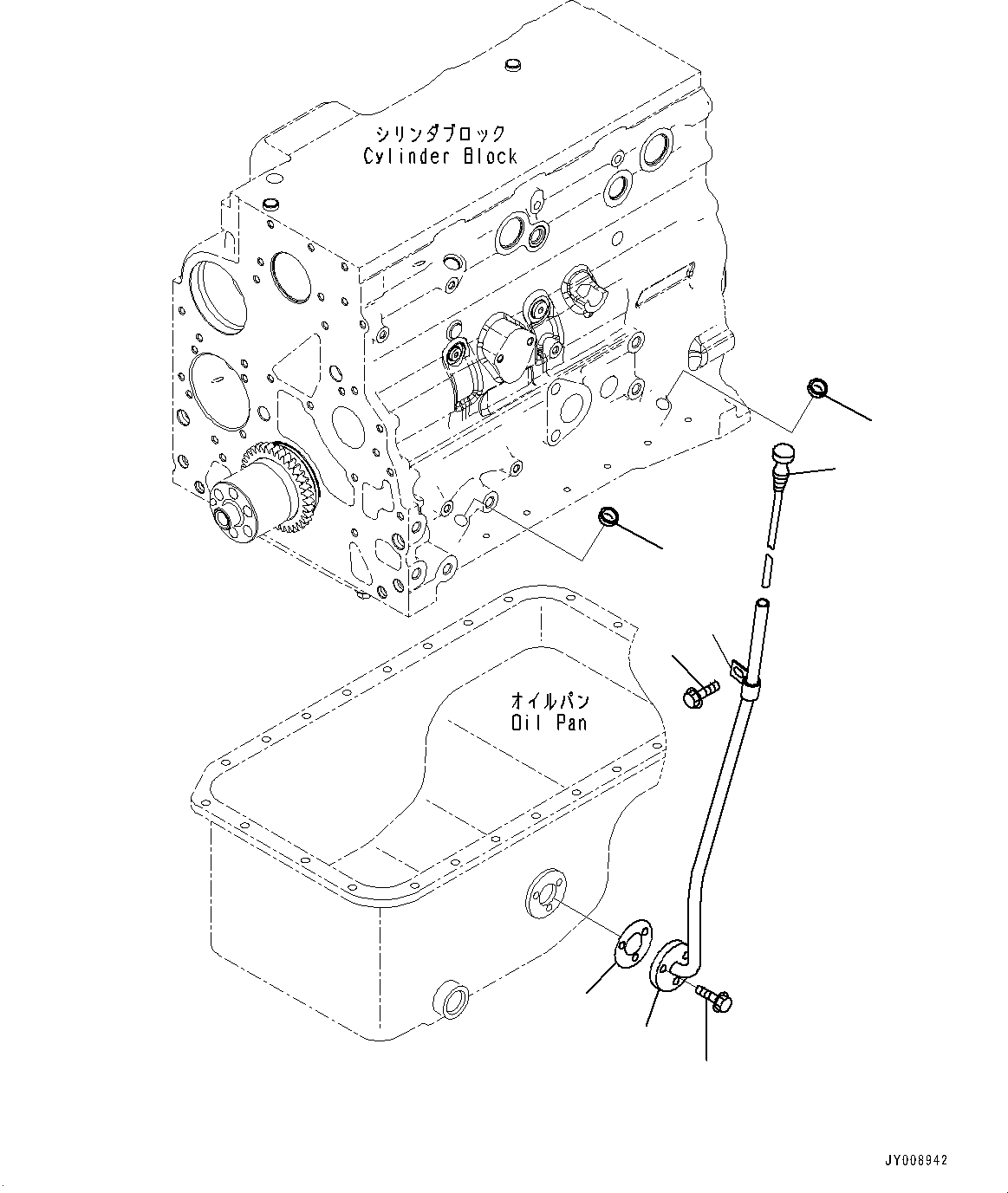 Engines Komatsu / SAA4D107E-1AA S/N 26513014-UP (For D39EX-22/D39PX-22)(0000117c) / Breather Hose (#26513014-)(B015001 : A2080-001001)