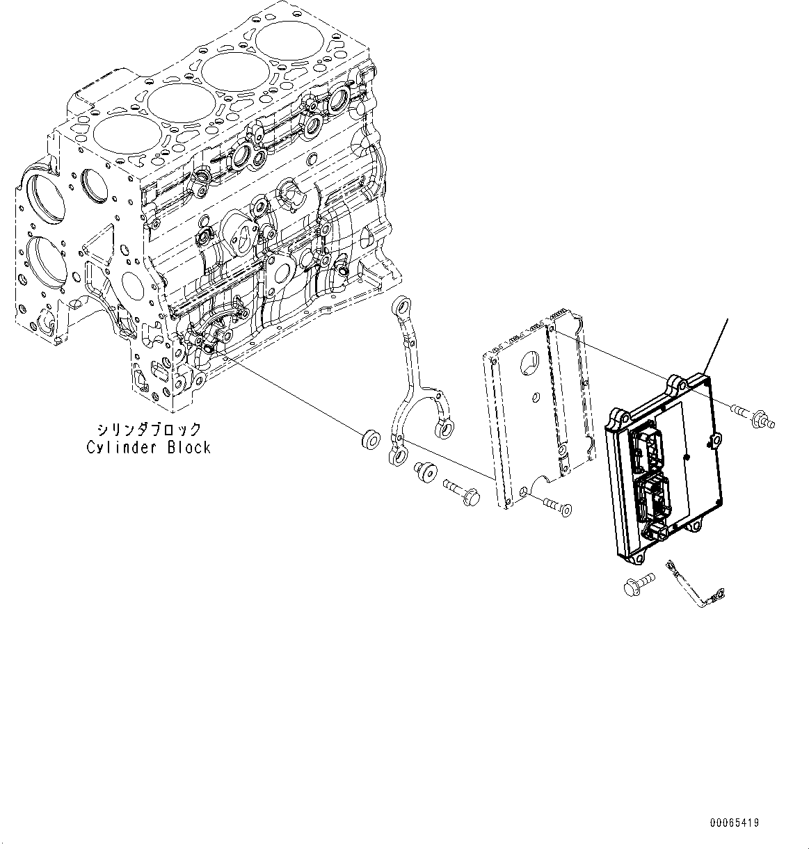 Engines Komatsu / SAA4D107E-1AA S/N 26513014-UP (For D39EX-22/D39PX-22)(0000117c) / Fuel Control (#26513014-)(D007001 : A4719-001001)