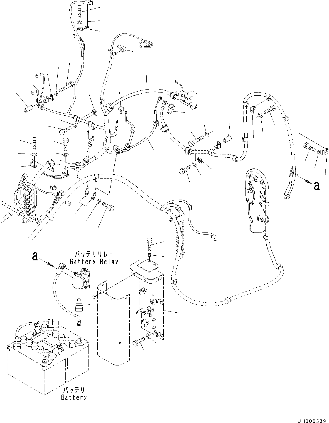 Excavators Komatsu / PC130-8 S/N 80001-UP(0000133c) / Electric Wiring, 35Amp.(#80001-)(E003002 : E0200-001002)