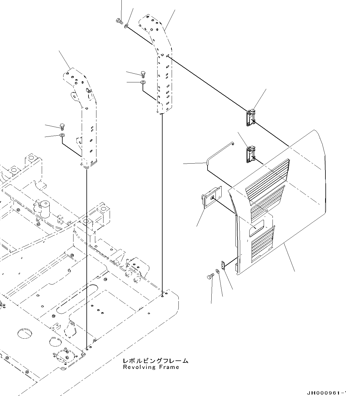 Excavators Komatsu / PC130-8 S/N C30001-UP(0000133k) / Side Cover And Machine Cab Door, LHS(008005 : M1130-001002)