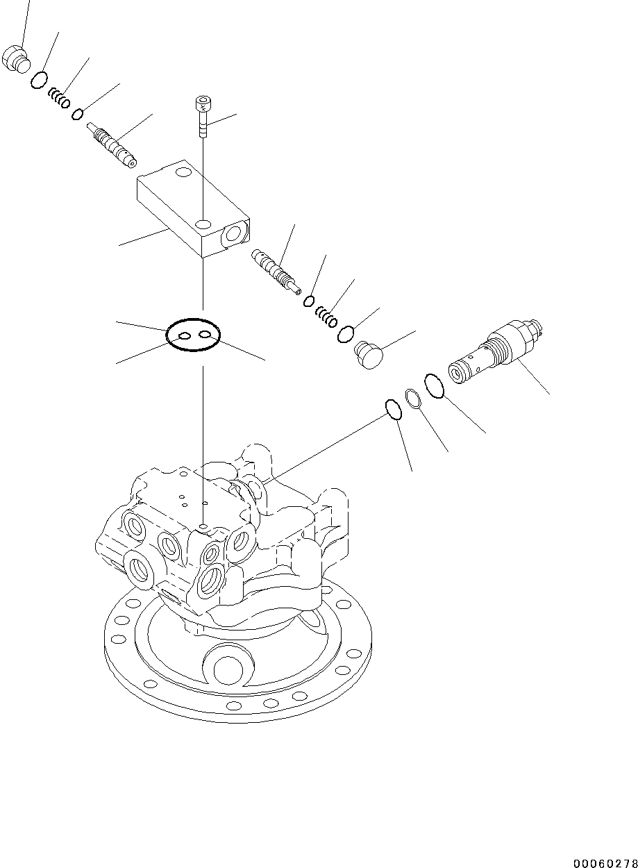 Excavators Komatsu / PC130-8 S/N C30001-UP(0000133k) / Swing Machinery(009004 : N1210-001003)