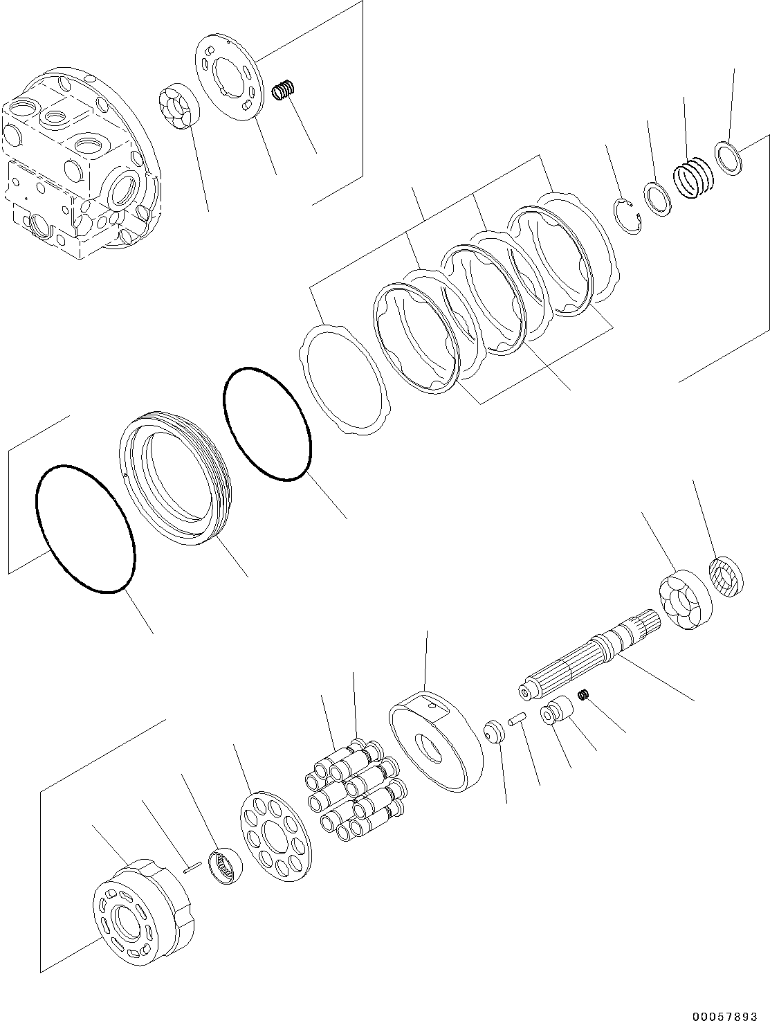 Excavators Komatsu / PC130-8 S/N C30001-UP(0000133k) / Travel Motor And Final Drive(010004 : P1210-001002)