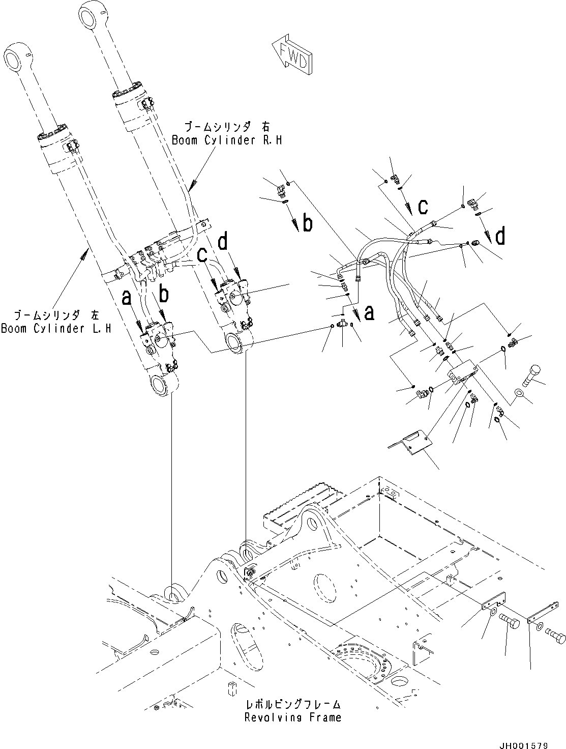 Excavators Komatsu / PC130-8 S/N C30001-UP(0000133k) / Boom, 2-piece Type(012020 : T1110-005010)