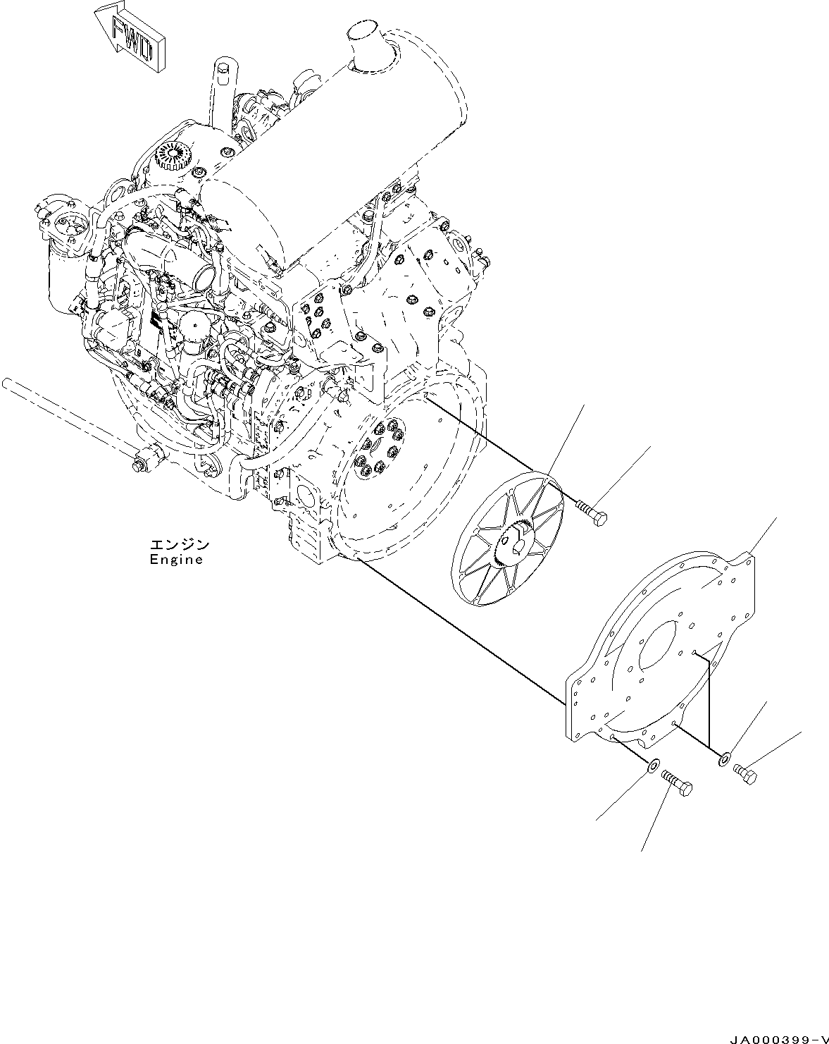 Bulldozers Komatsu / D31EX-22 S/N 60001-UP(0000137c) / Damper (#60001-)(B017001 : B0600-001001)