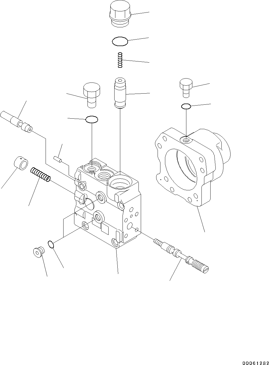 Bulldozers Komatsu / D31EX-22 S/N 60001-UP(0000137c) / Cooling System, Cooling Fan Motor (1/3) (#60001-)(C001004 : C0100-001004)