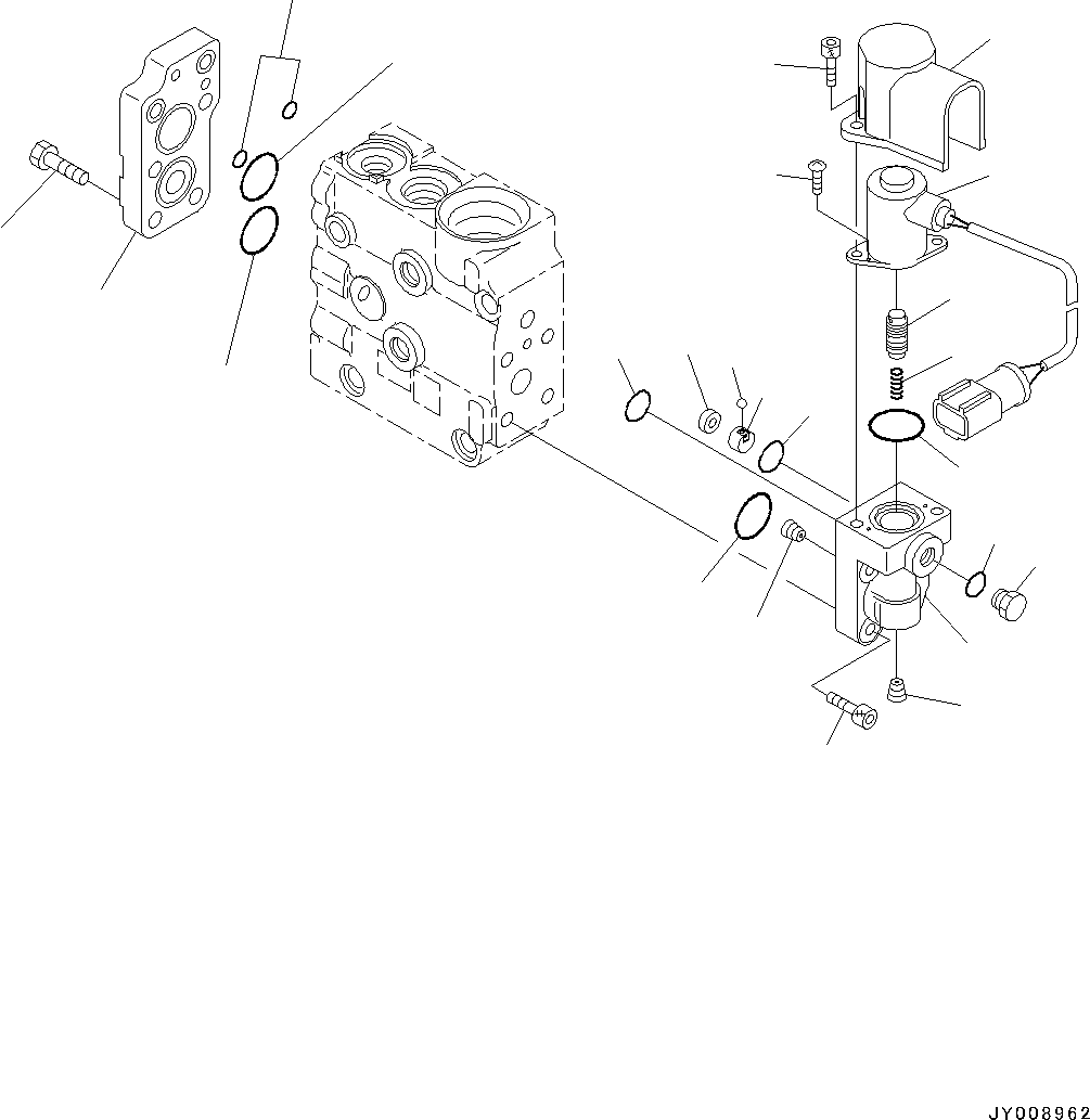Bulldozers Komatsu / D31EX-22 S/N 60001-UP(0000137c) / Cooling System, Cooling Fan Motor (2/3) (#60001-)(C001005 : C0100-001005)