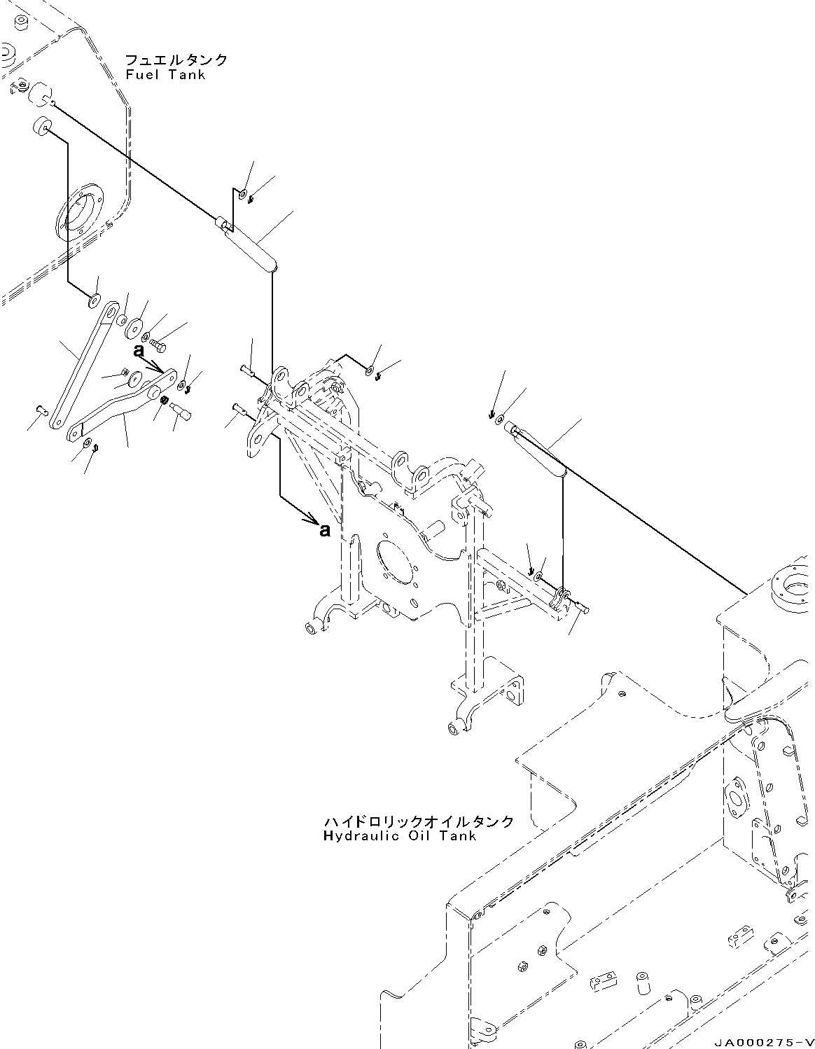 Bulldozers Komatsu / D31EX-22 S/N 60001-UP(0000137c) / Cooling System, Grille Stopper (#60001-)(C001009 : C0100-001009)