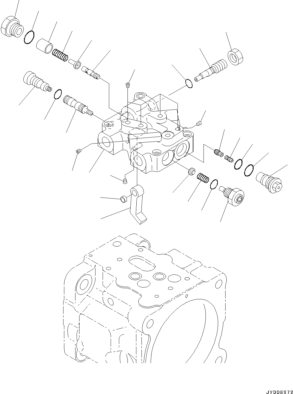 Bulldozers Komatsu / D37PX-22 S/N 60001-UP(0000141c) / Hydraulic Pump, Inner Parts, Hydraulic Oil Pump (#60001-)(H004023 : H0210-001021)