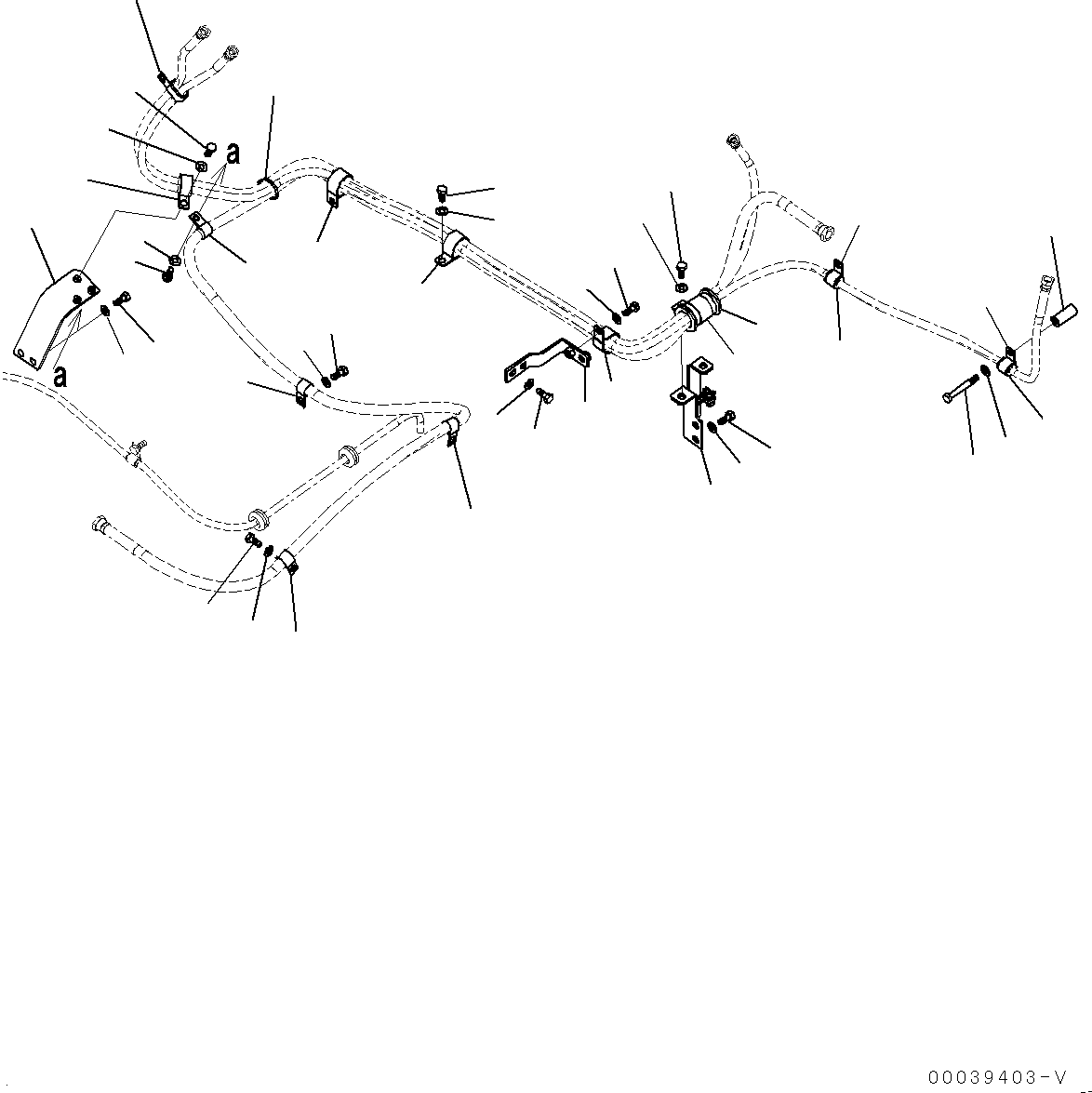Excavators Komatsu / PC400LC-8 S/N 70001-UP(0000159c) / Fuel Supply Piping, (2/2) (#70001-)(D003002 : D0200-002002)