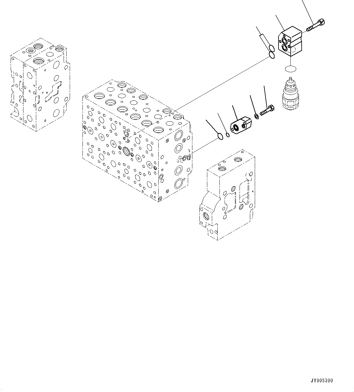 Excavators Komatsu / PC400LC-8 S/N 70001-UP(0000159c) / Control Valve, Inner Parts (6/20) (#70001-)(H004006 : H0120-001006)