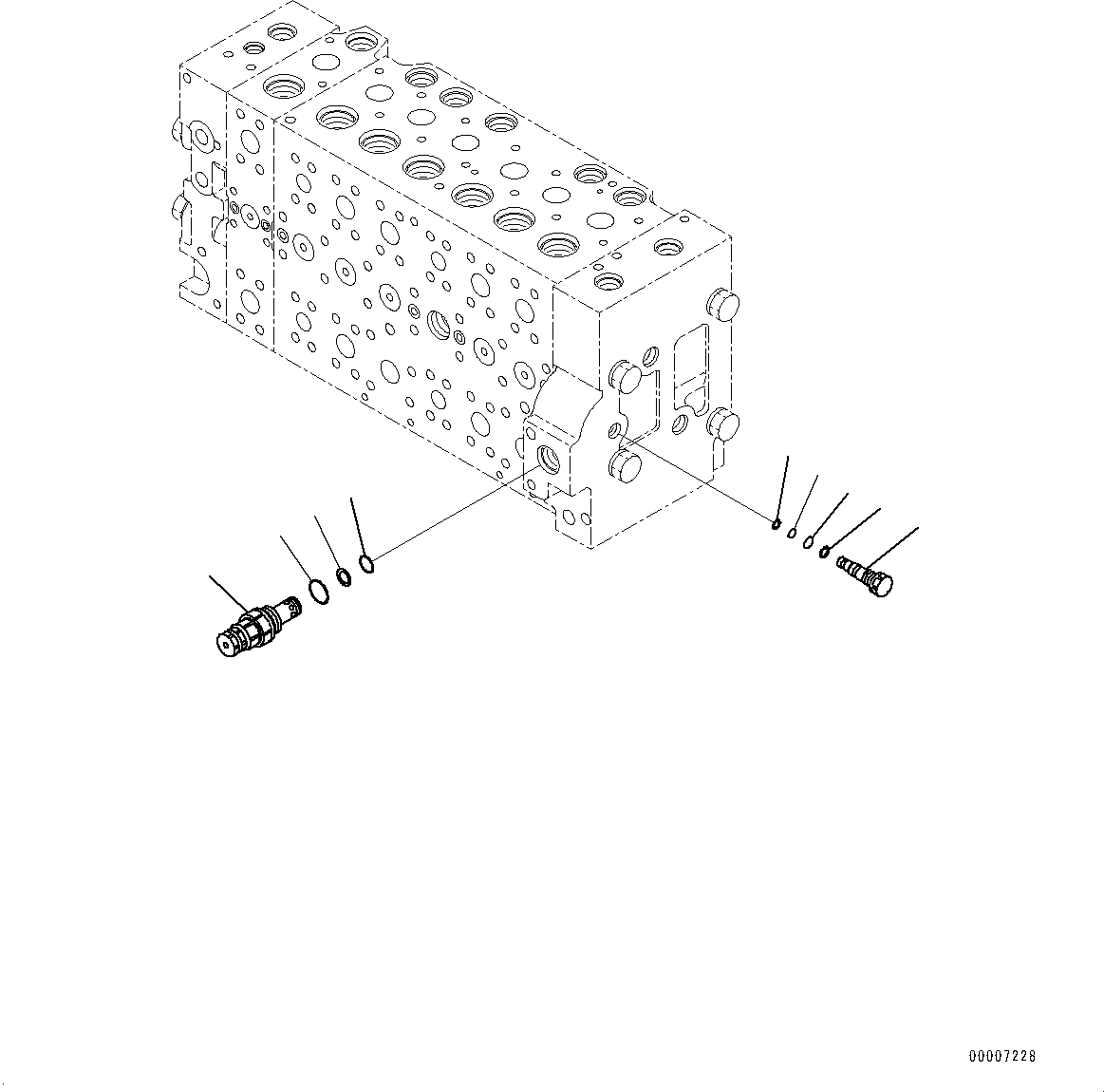 Excavators Komatsu / PC400LC-8 S/N 70001-UP(0000159c) / Control Valve, Inner Parts (11/20) (#70001-)(H004012 : H0120-001011)