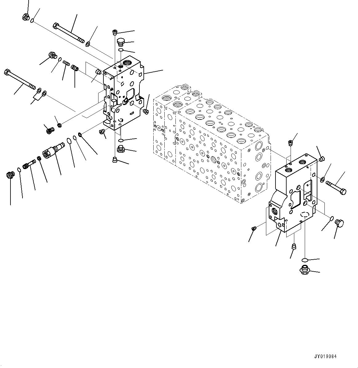 Excavators Komatsu / PC400LC-8 S/N 70001-UP(0000159c) / Control Valve, Inner Parts (7/24) (#70987-)(H007008 : H0120-006007A)