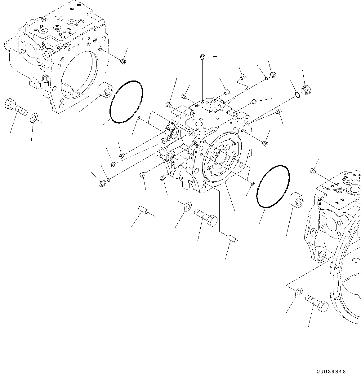 Excavators Komatsu / PC400LC-8 S/N 70001-UP(0000159c) / Piston Pump, Inner Parts (2/11) (#70003-70198)(H013002 : H0210-003002)