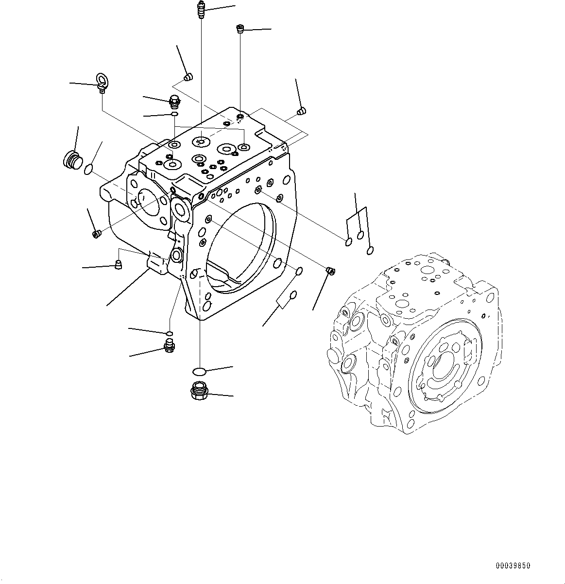 Excavators Komatsu / PC400LC-8 S/N 70001-UP(0000159c) / Piston Pump, Inner Parts (6/11) (#70003-70198)(H013006 : H0210-003006)
