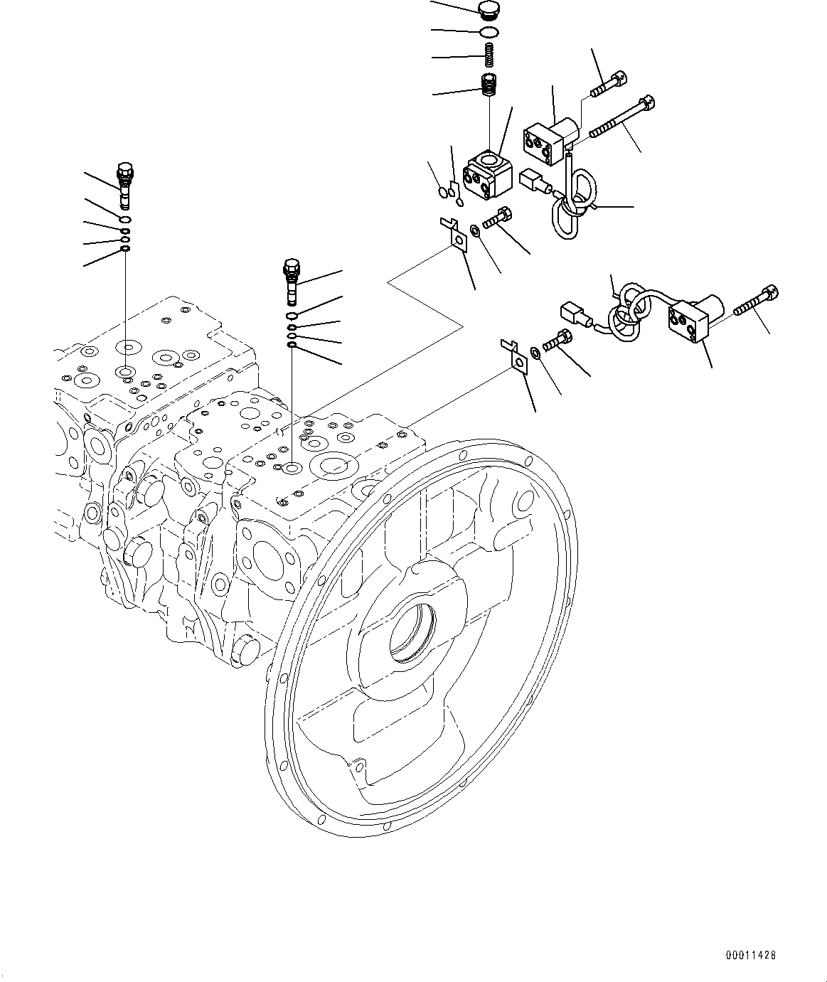 Excavators Komatsu / PC400LC-8 S/N 70001-UP(0000159c) / Piston Pump, Inner Parts (11/11) (#70001-70002)(H012011 : H0210-002011)