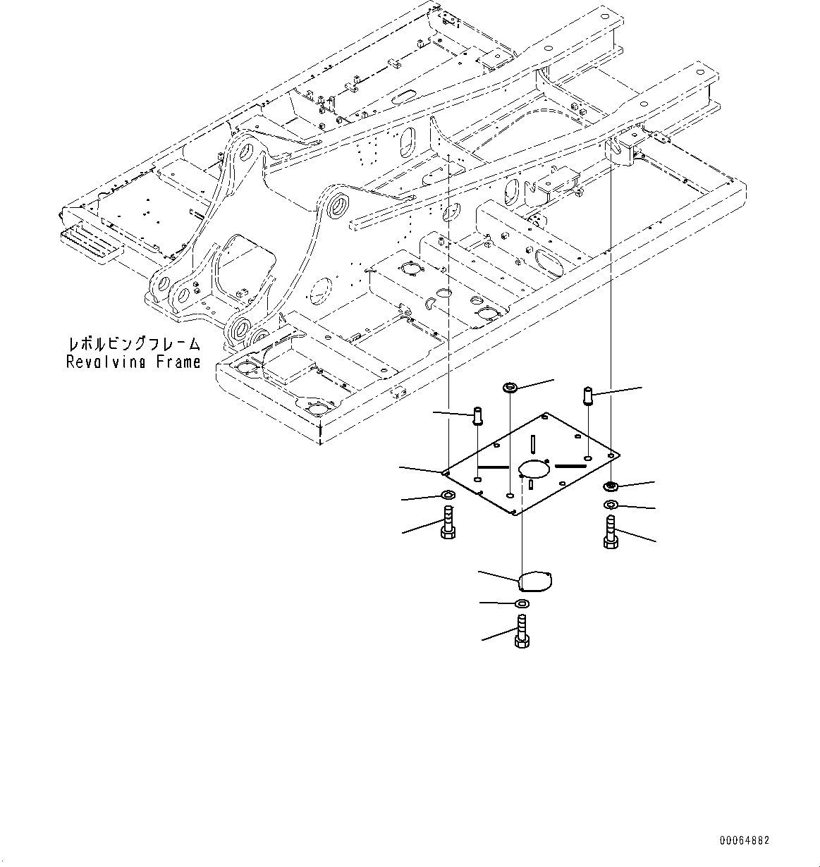 Excavators Komatsu / PC400-8 S/N 70001-UP(0000160c) / Under Cover, (2/3) (#70001-70003)(M027002 : M1810-003002)